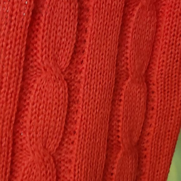 Vintage Red Ski Sweater Acrylic Size Large AstorOne Retro Winter Design - Picture 6 of 7